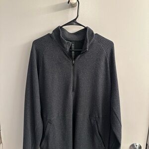lululemon athletica Men's Charcoal Zip-Up Sweater